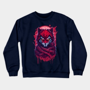 Shinobi Beast - Diseños de animales ninjas Crewneck Sweatshirt